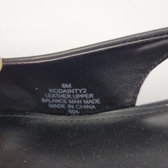 Calvin Klein Dainty2 Slingback Pointy Toe Pumps Black Size 8 - Picture 10 of 12